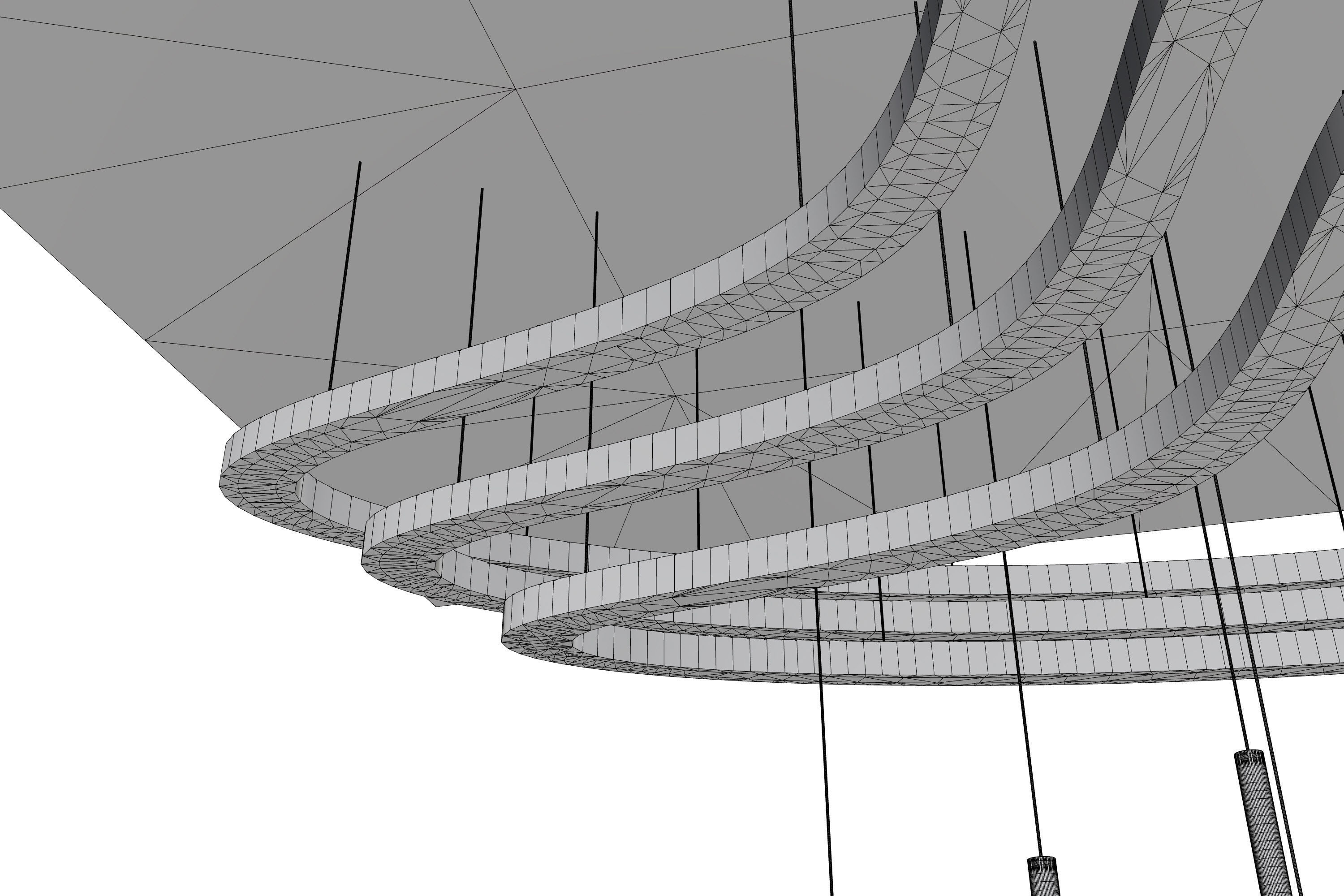 Pendant Ceiling Light 02 3D model_18