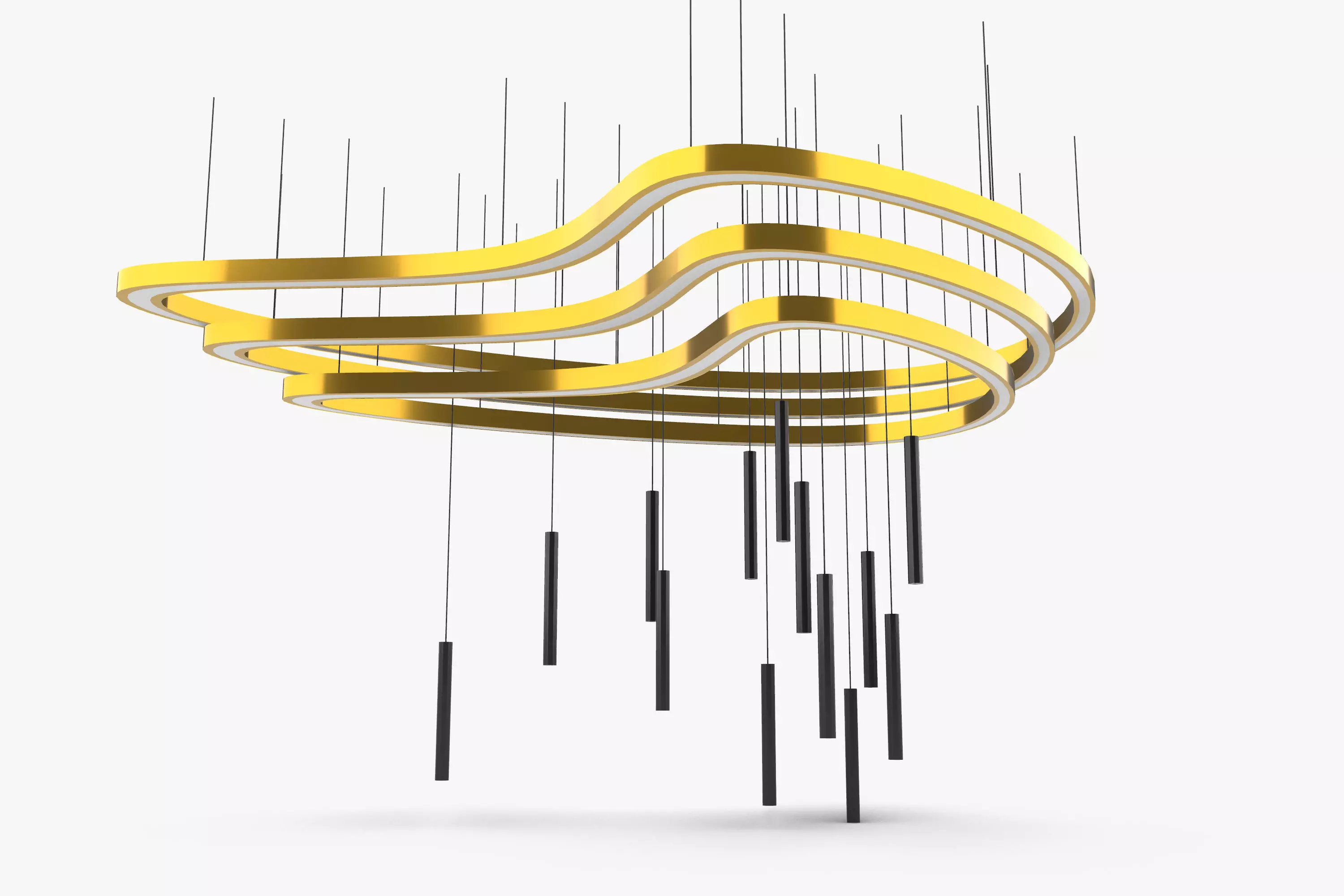 Pendant Ceiling Light 02 3D model_0