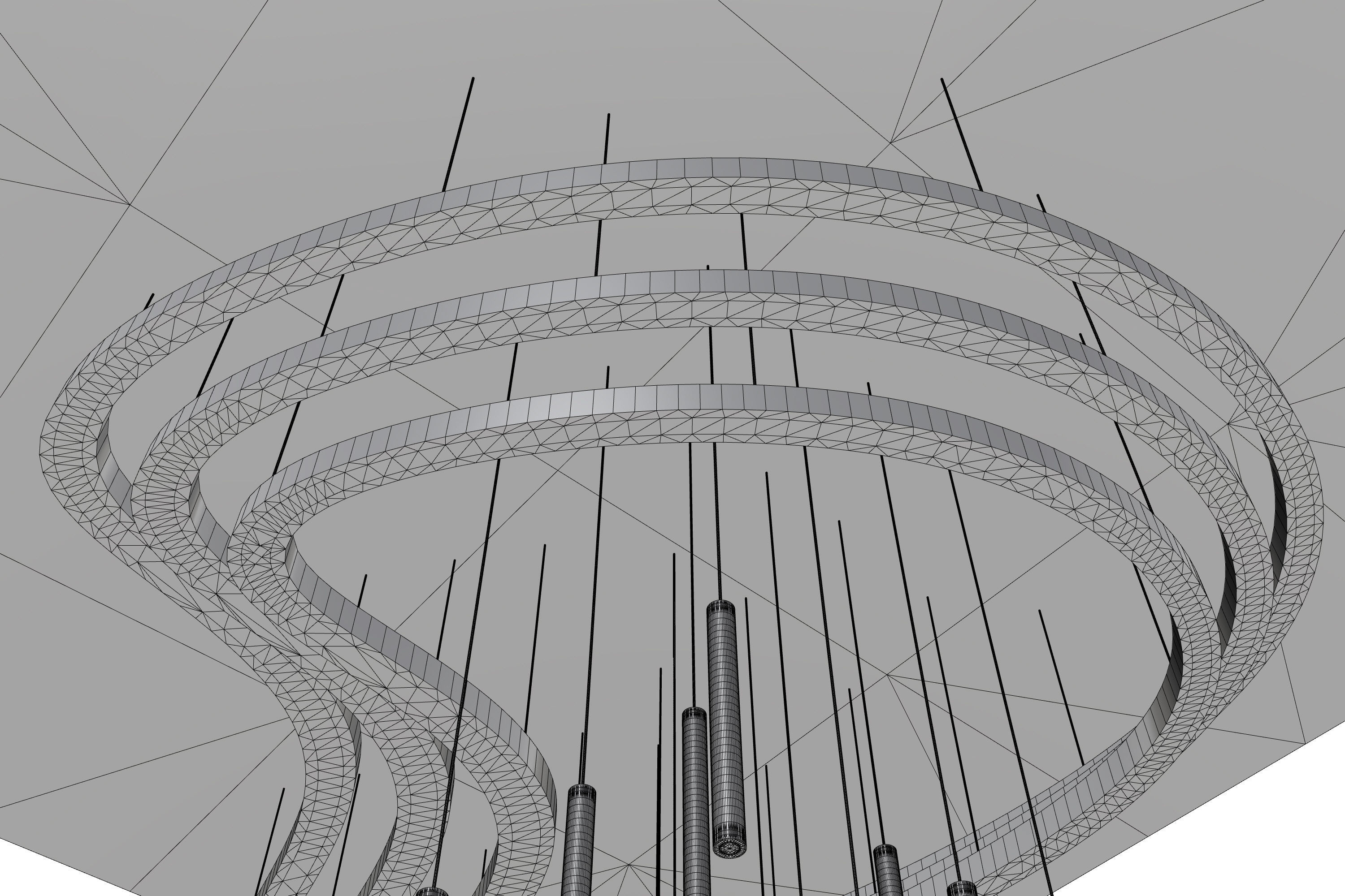 Pendant Ceiling Light 02 3D model_17