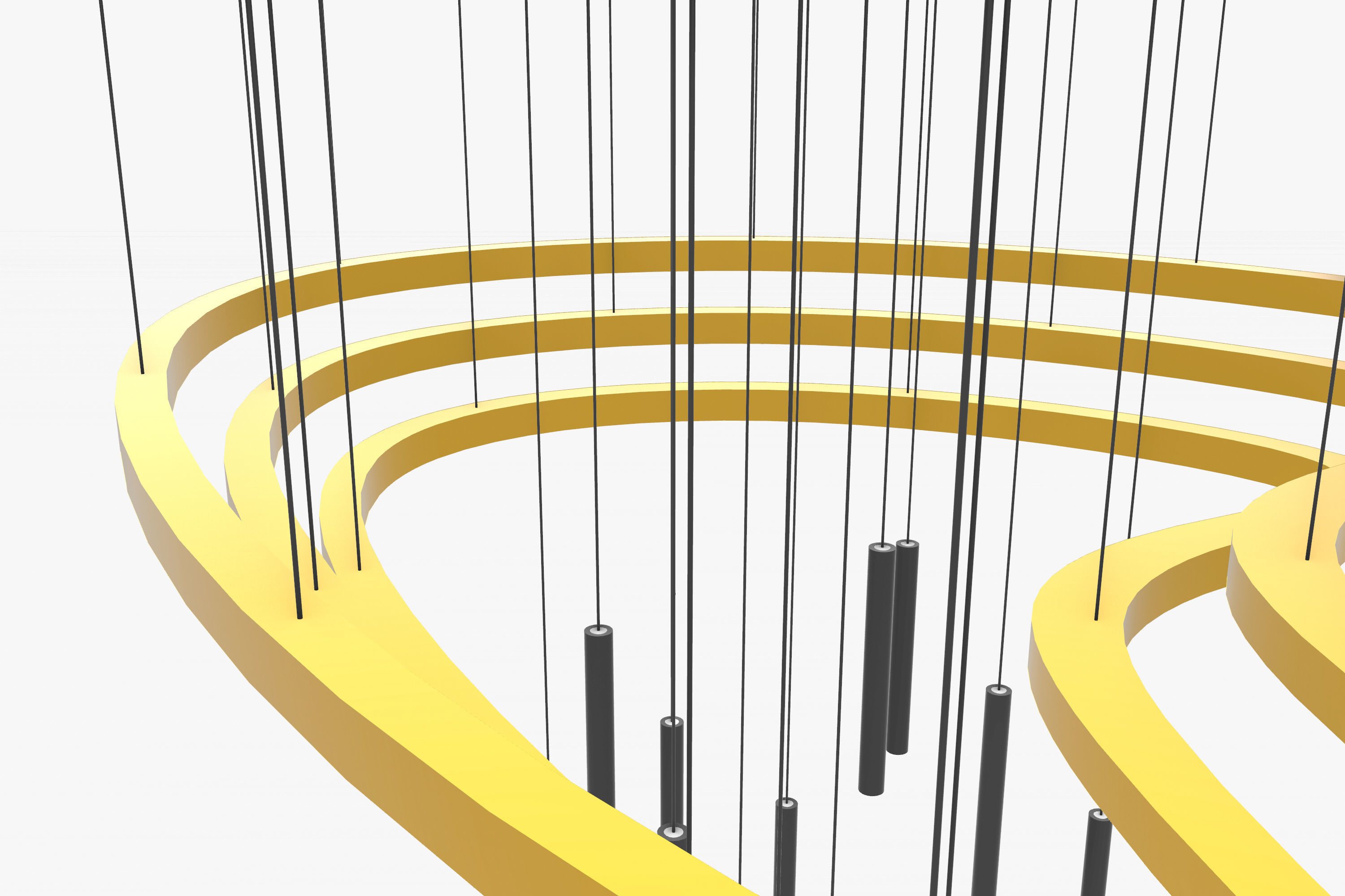 Pendant Ceiling Light 02 3D model_13