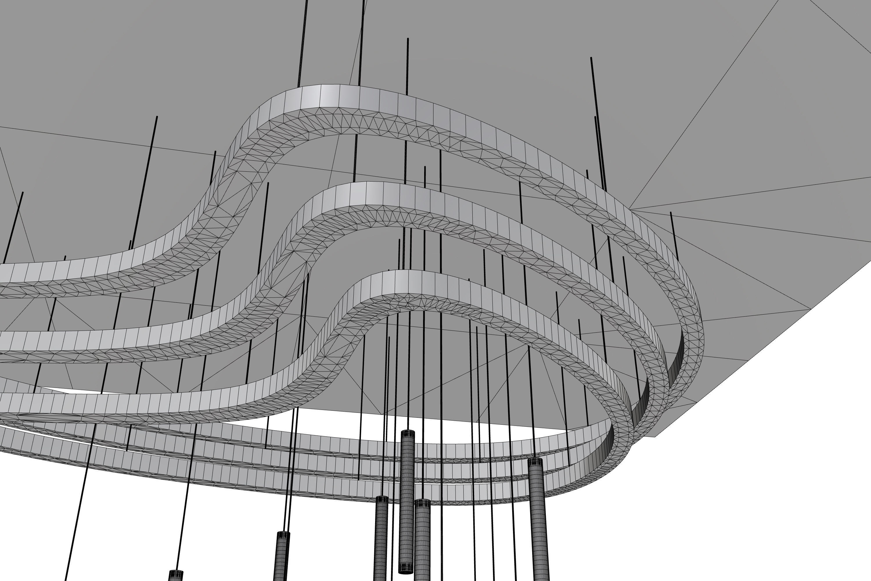 Pendant Ceiling Light 02 3D model_20