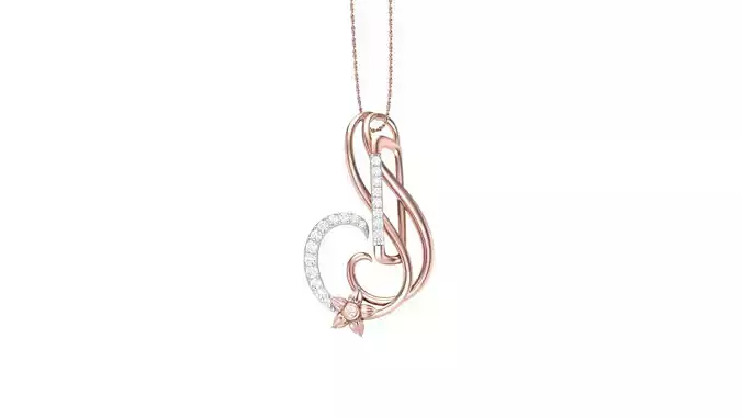  Women Pendant 3dm STL OBJ FBX Renders Details