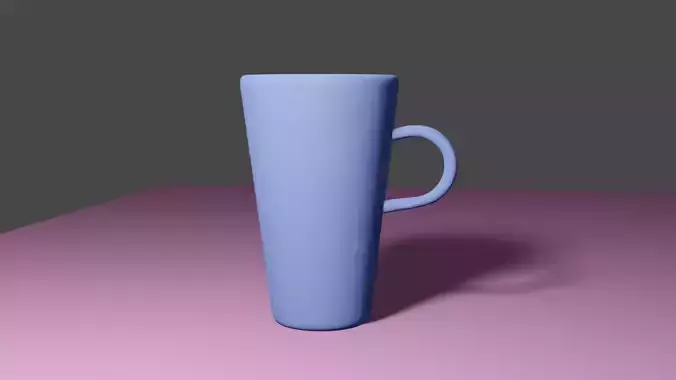 Blue mug