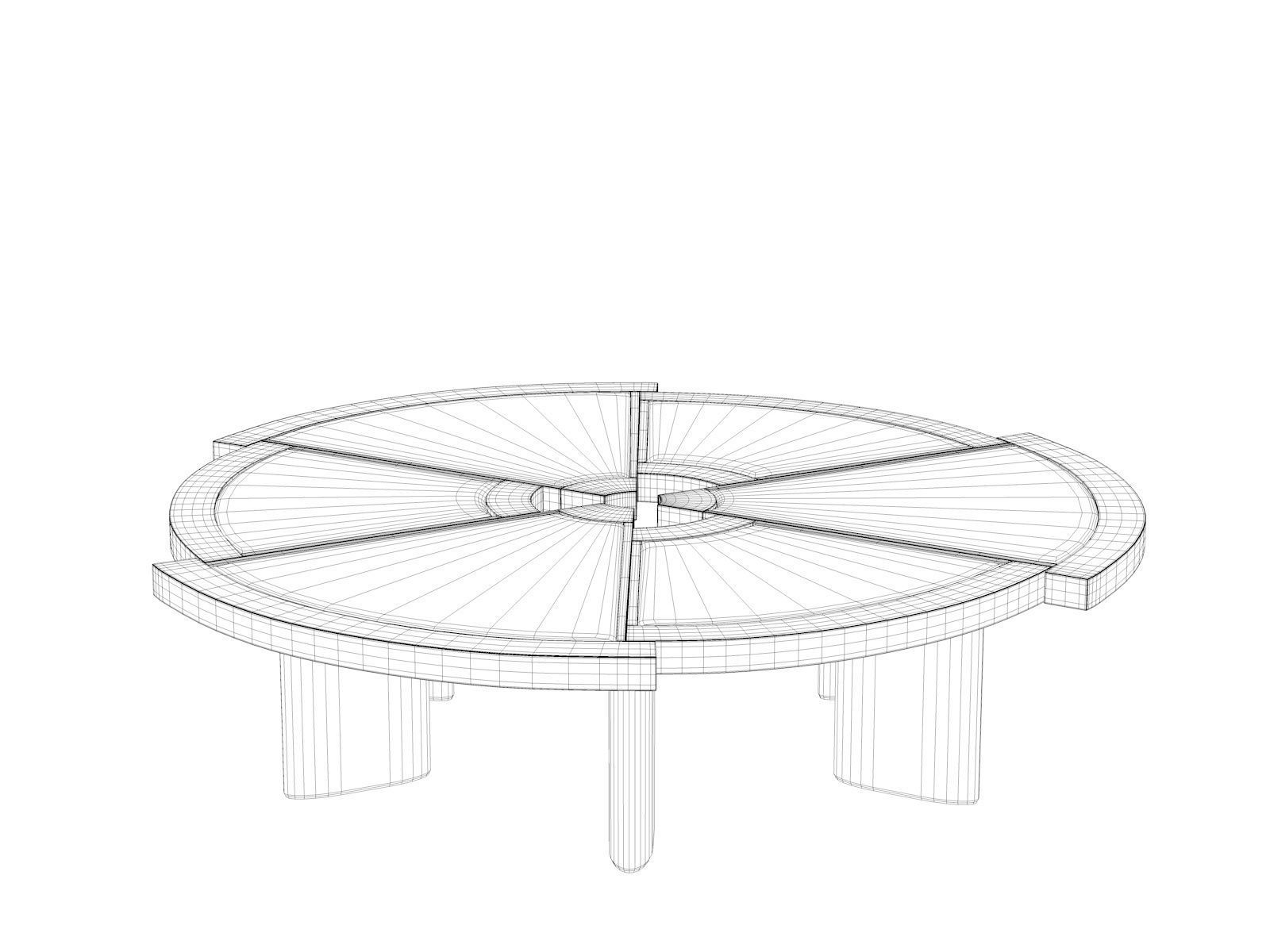 Rio Coffee Table 3D model_4