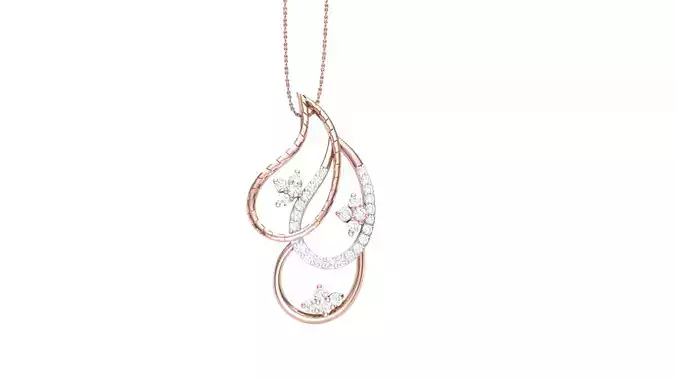  Women Pendant 3dm STL OBJ FBX Renders Details