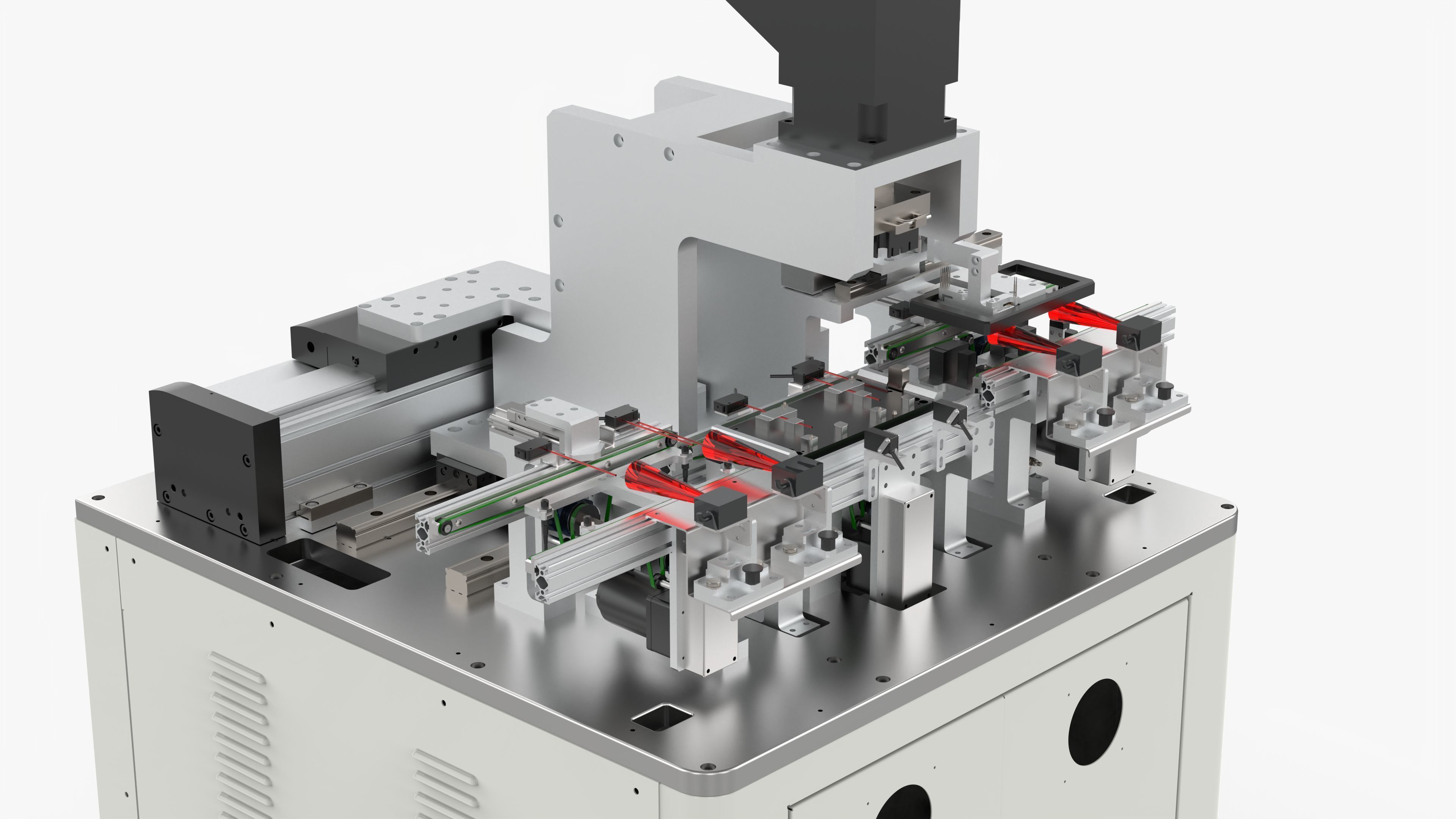 Automatic Photoelectric Sensor Assembly Machine 3D model_10