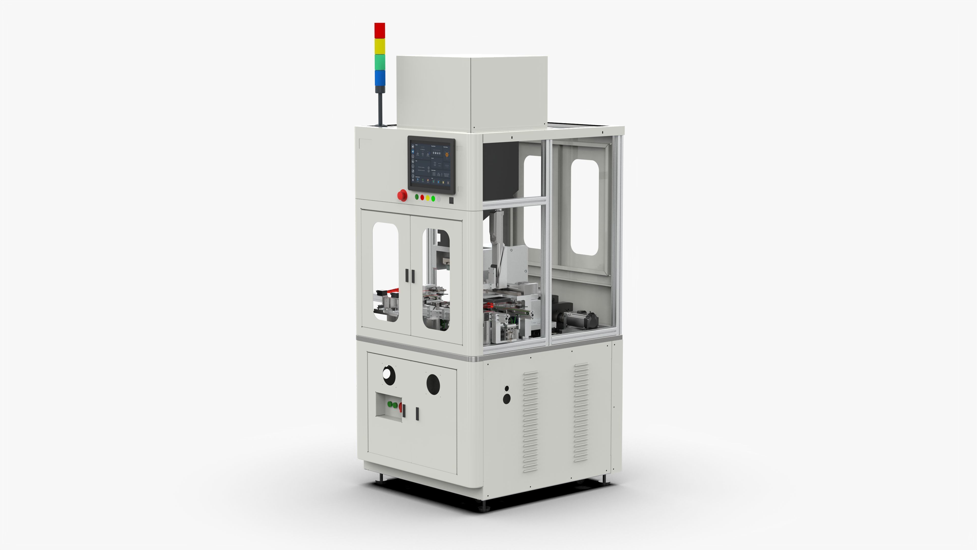 Automatic Photoelectric Sensor Assembly Machine 3D model_1
