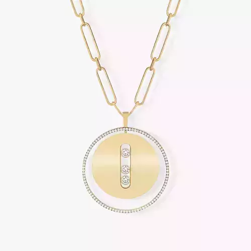 Lucky Move long diamond necklace for women
