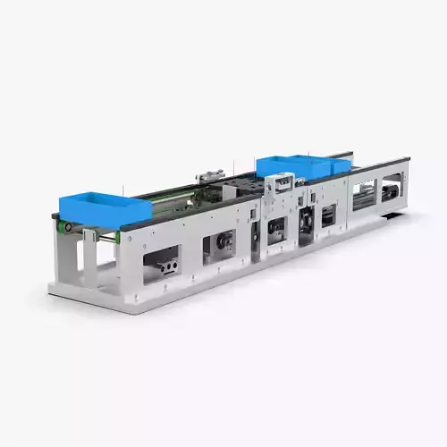 Box Conveyor Belt Line 3D model
