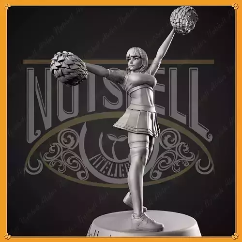 NUTSHELL ATELIER - CHEERLEADER 02  - NSFW 3D print model