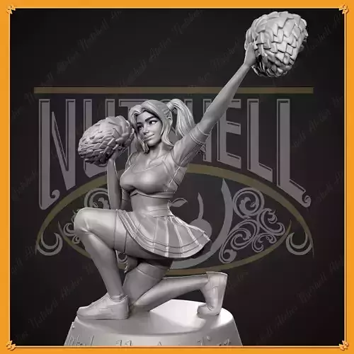 Nutshell Atelier - Cheerleader 03 - NSFW 3D print model