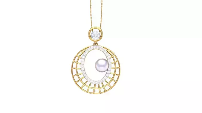 Women Pendant 3dm STL OBJ FBX Renders Details