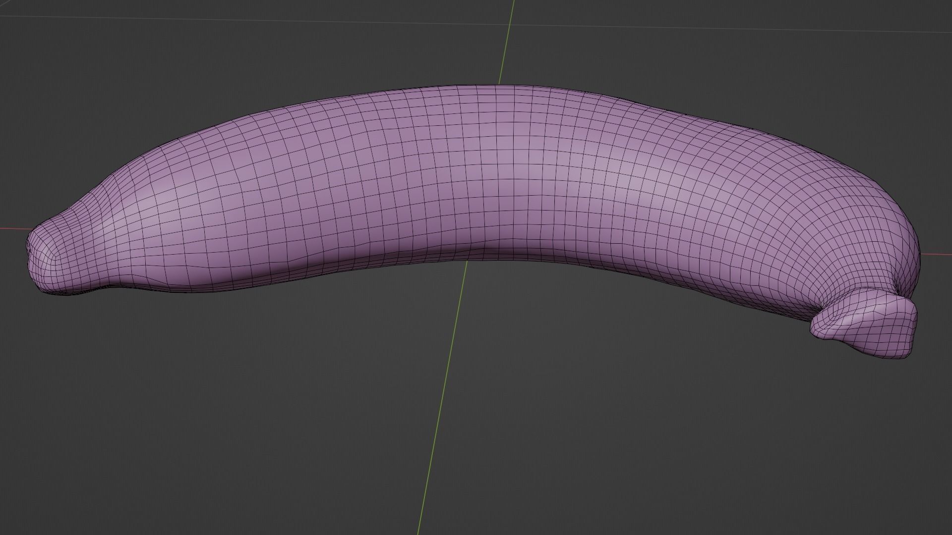 Banana realistic style1 Low-poly 3D model_13