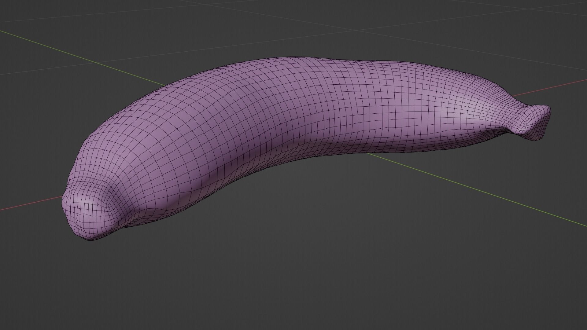 Banana realistic style1 Low-poly 3D model_14