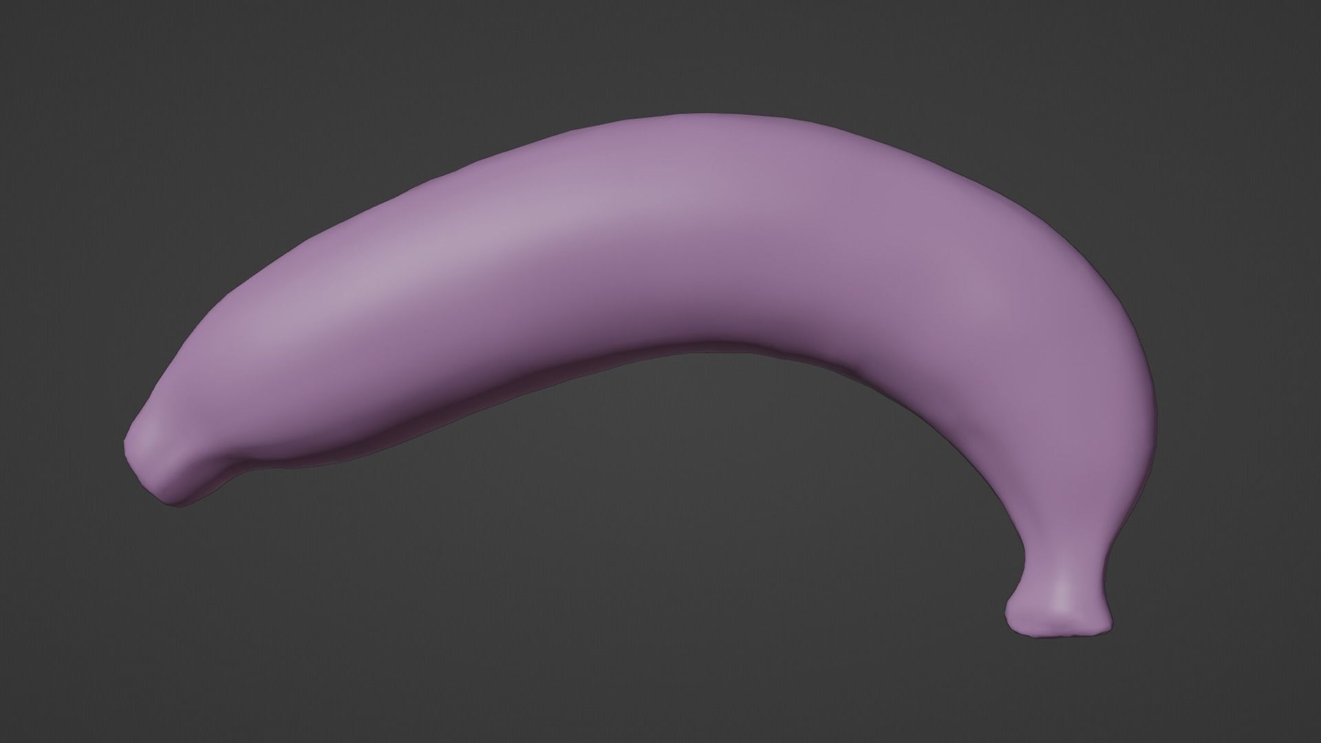 Banana realistic style1 Low-poly 3D model_11