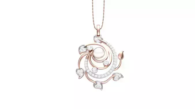 Women Pendant 3dm STL OBJ FBX Renders Details