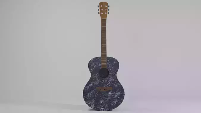 Stylized Acoustic Guitar