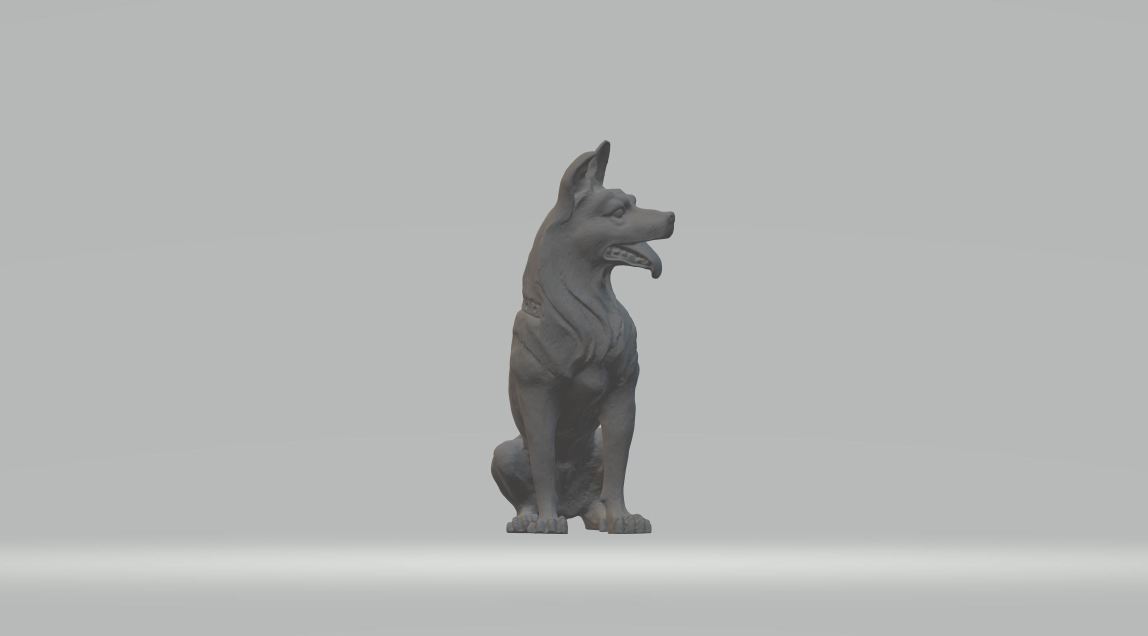 German Shepherd Dog 3D print model_3
