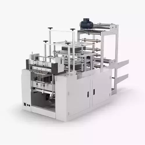 Fully Automatic Disposable Glove Medical Film Machine 3D model