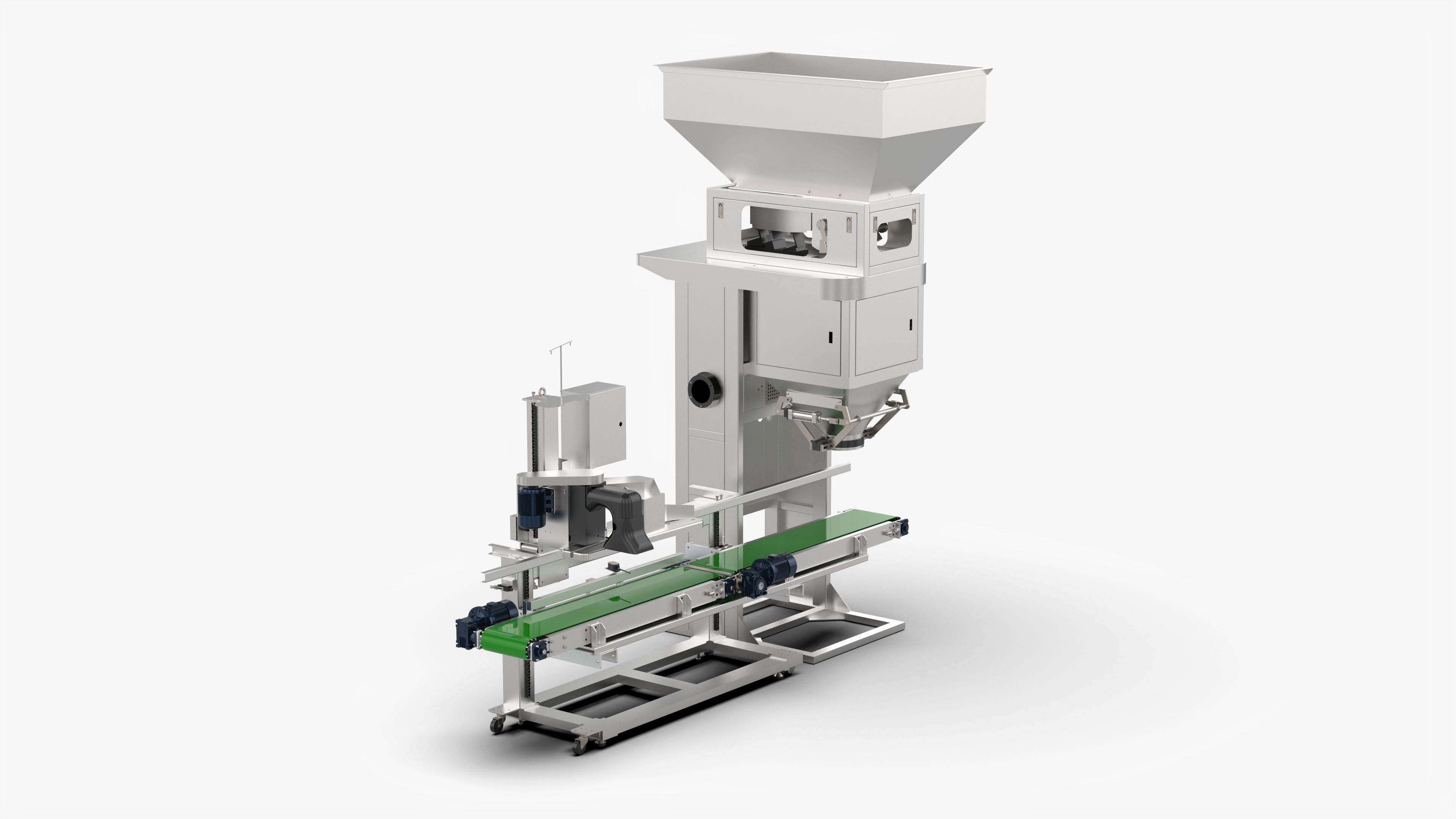Automatic Quantitative Packaging Scale Machine 3D model_1