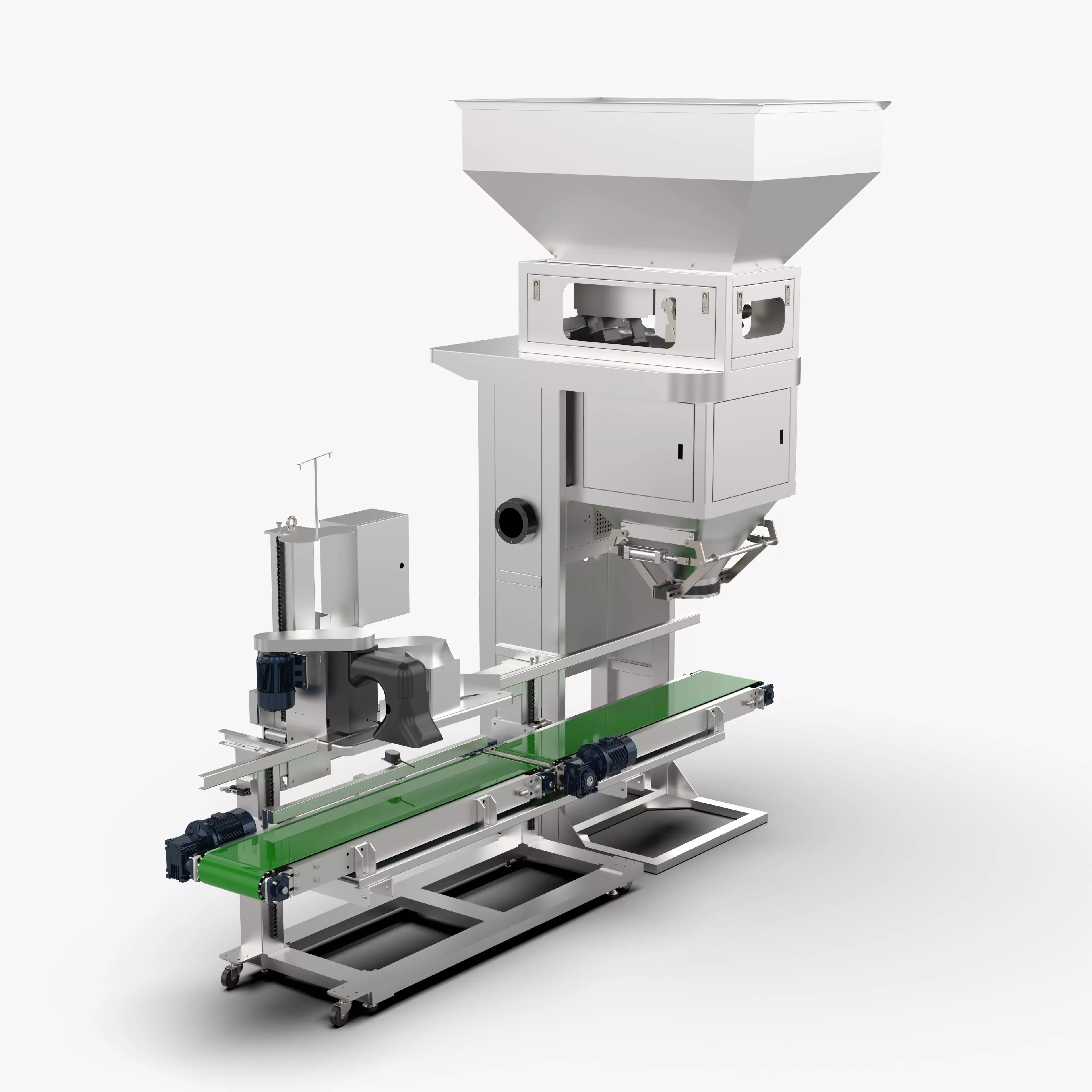 Automatic Quantitative Packaging Scale Machine 3D model_0