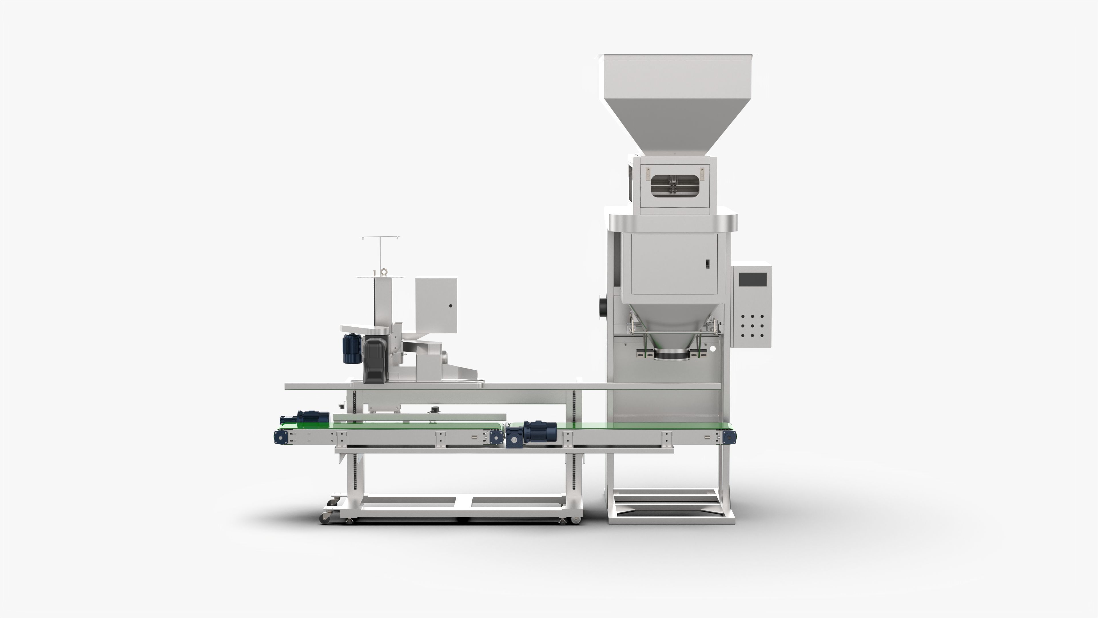 Automatic Quantitative Packaging Scale Machine 3D model_5