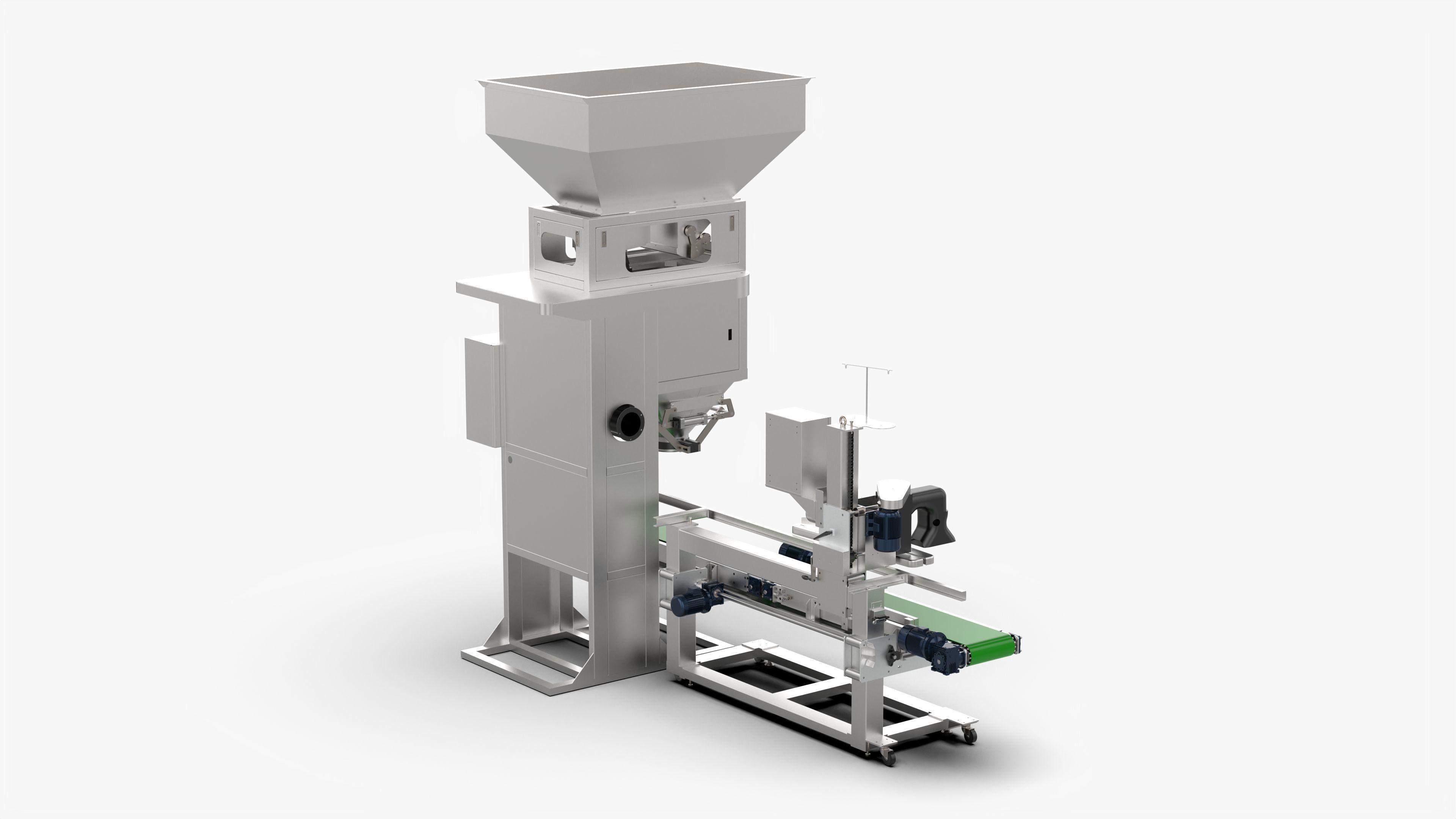 Automatic Quantitative Packaging Scale Machine 3D model_2