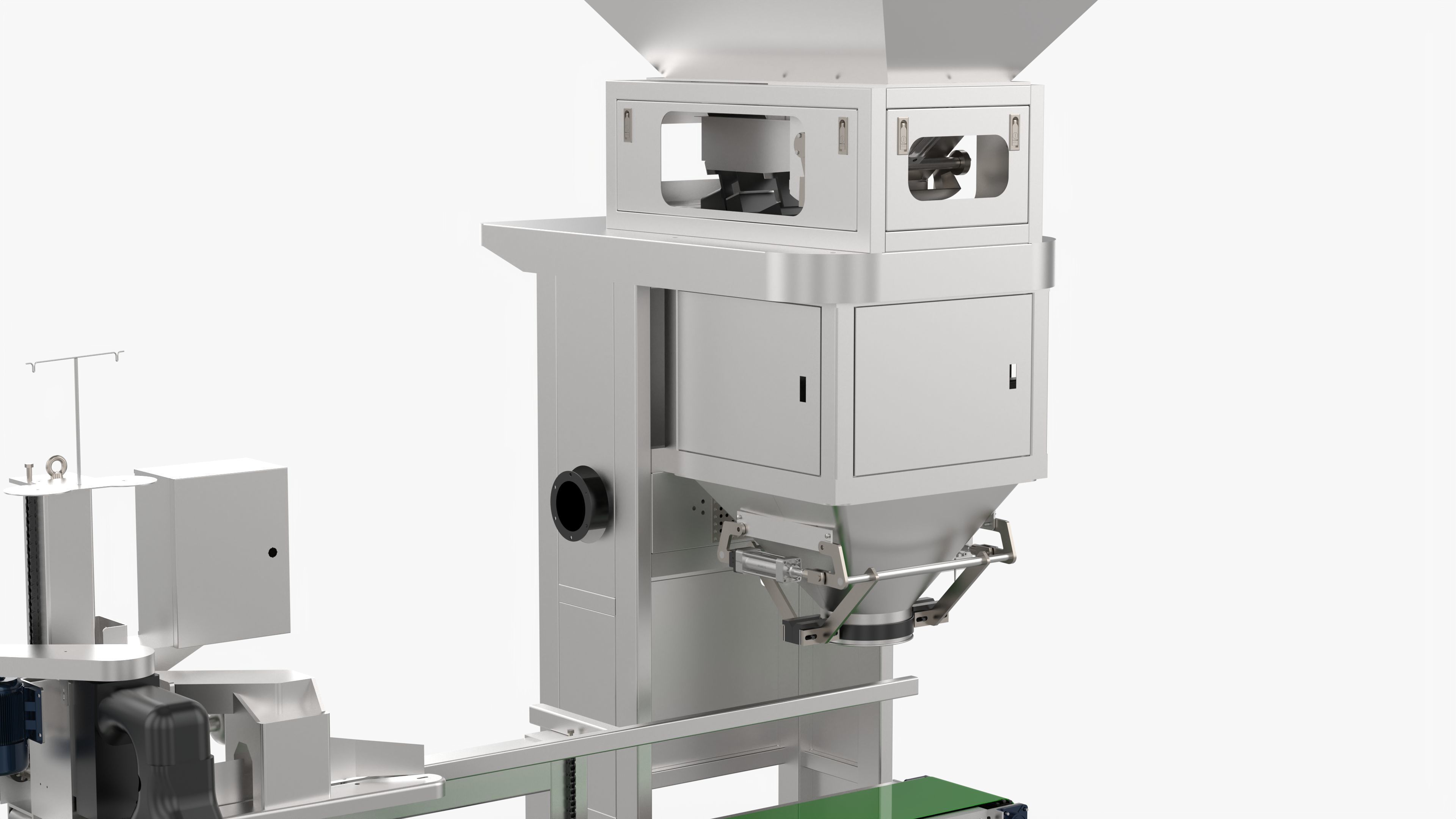 Automatic Quantitative Packaging Scale Machine 3D model_10