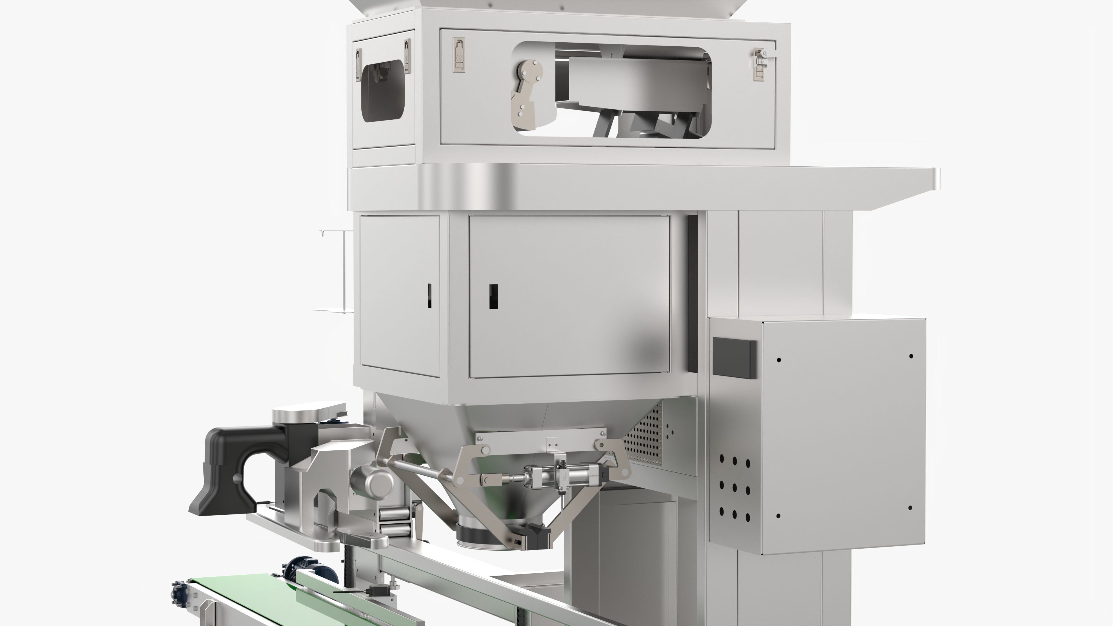 Automatic Quantitative Packaging Scale Machine 3D model_11
