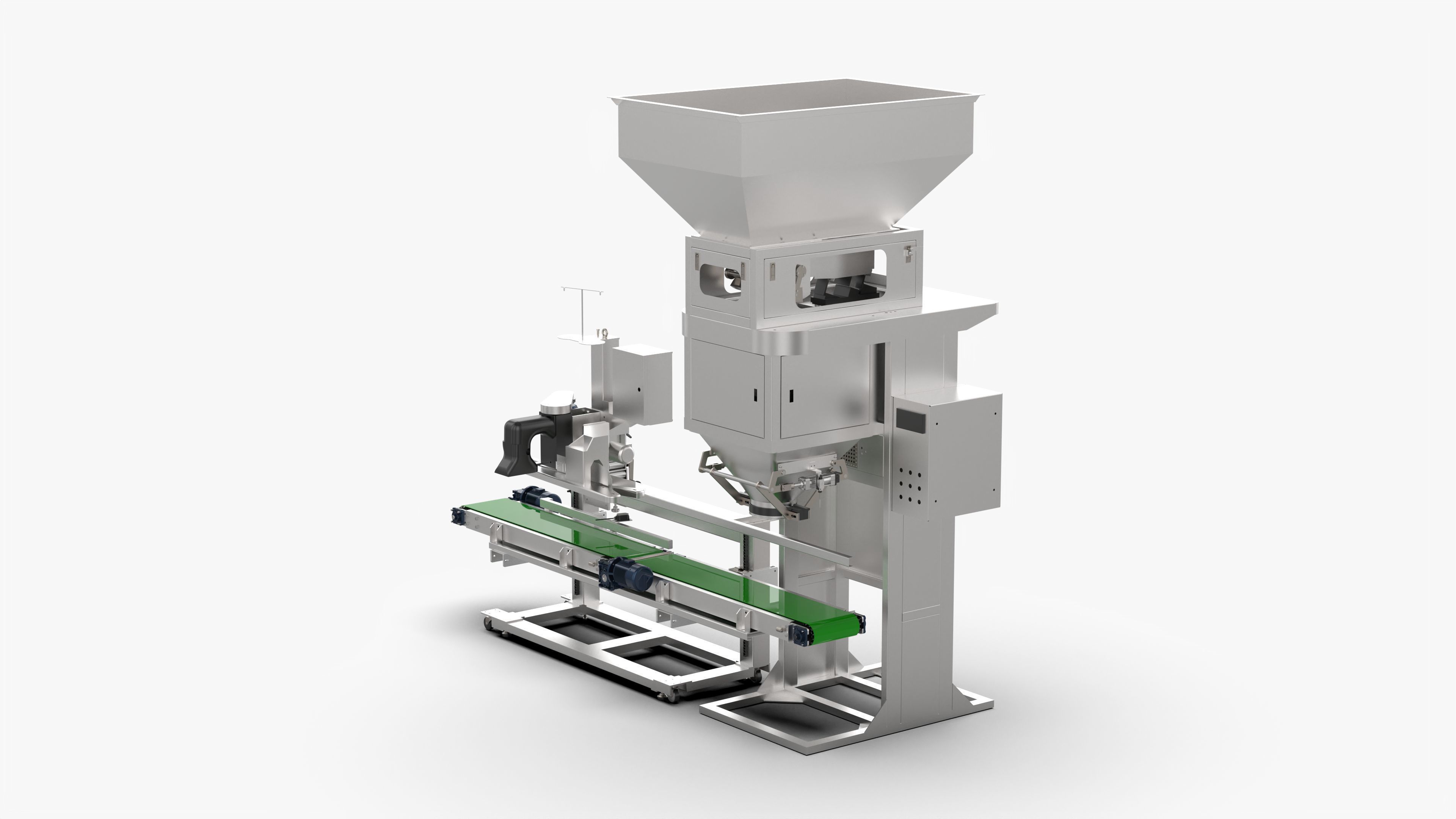 Automatic Quantitative Packaging Scale Machine 3D model_4