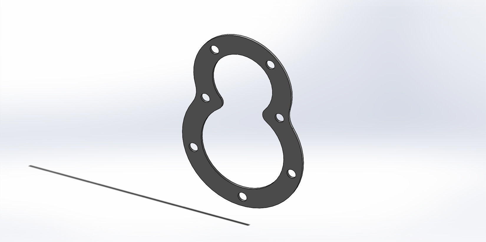 Rotary Piston Oil Pump Solidworks Tutorial 3D model animated CGTrader