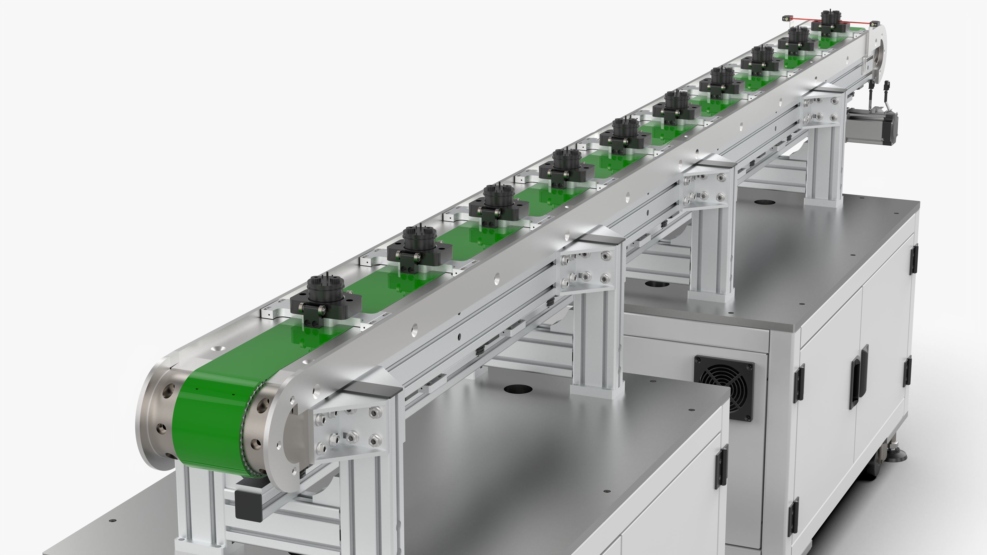 Automatic Fixed Distance Belt Line 3D model_9