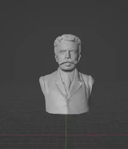Guy de Maupassant 3D print model