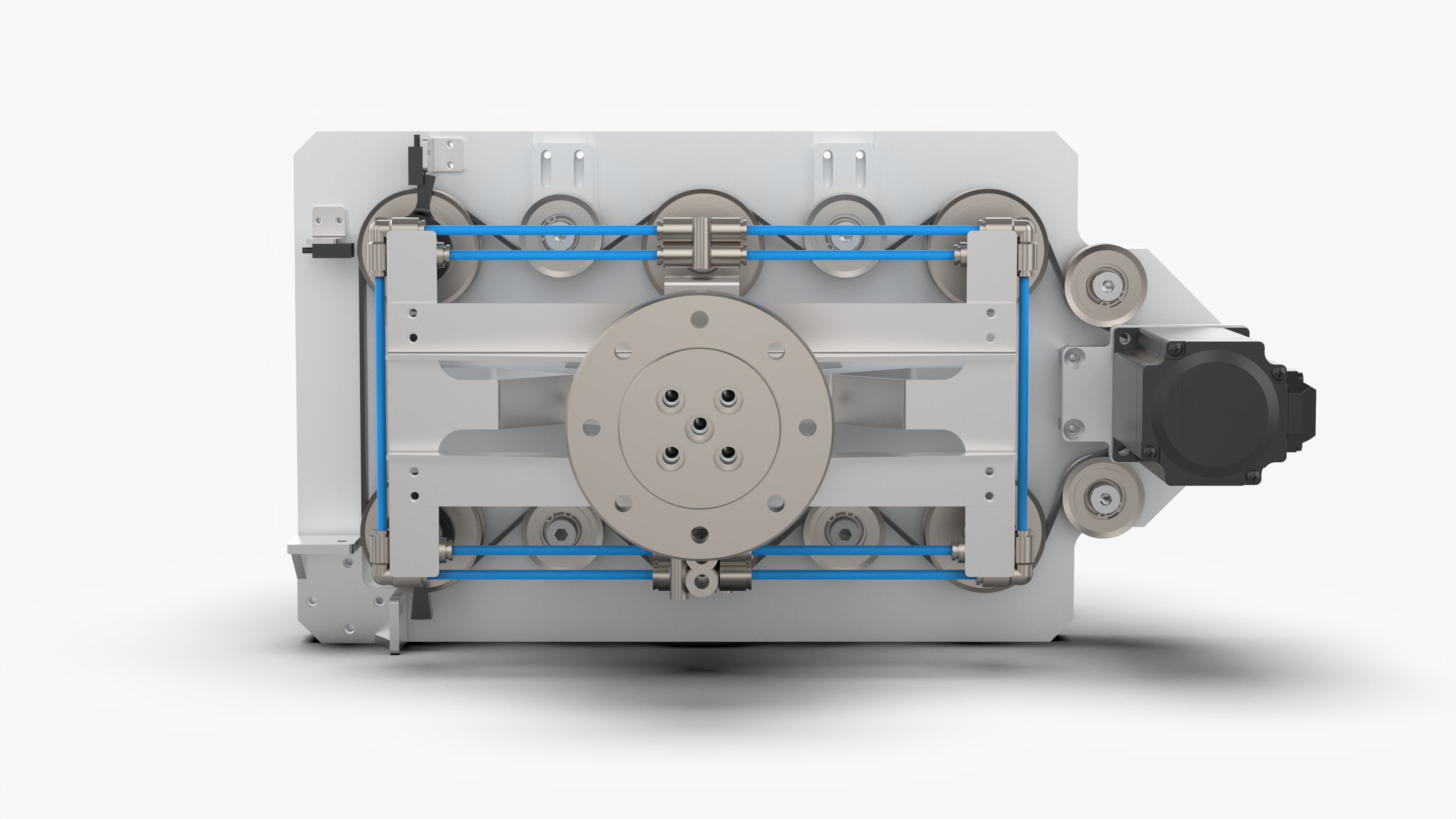 Robot End Axis Pneumatic Gripper 3D model_5