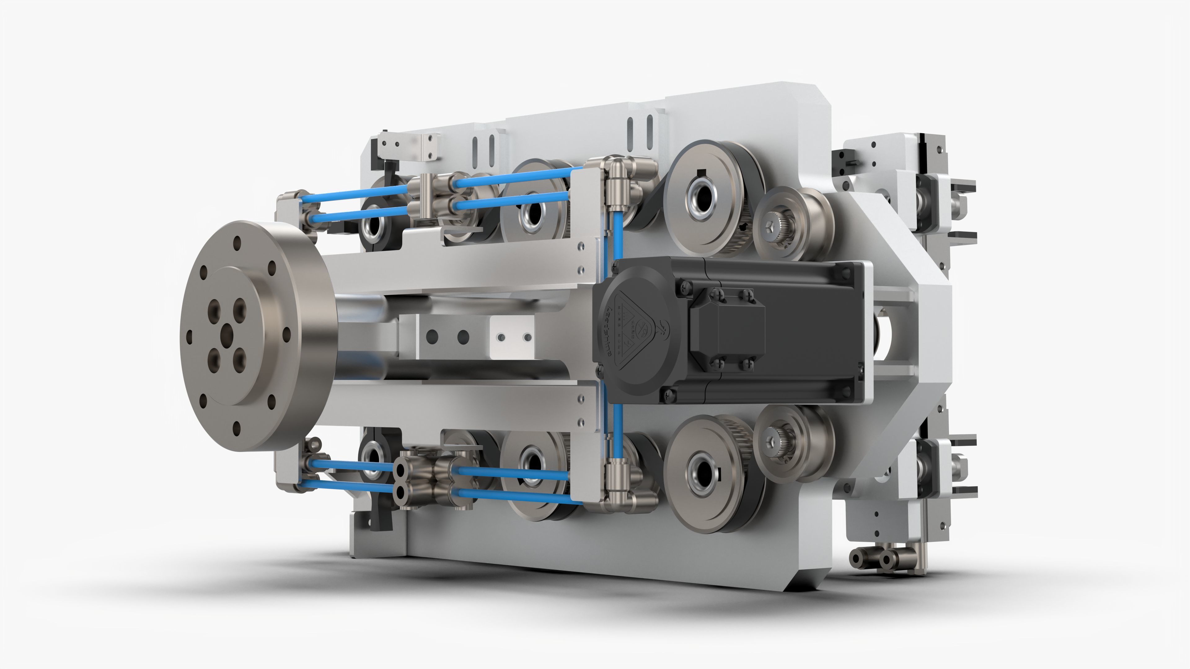 Robot End Axis Pneumatic Gripper 3D model_10