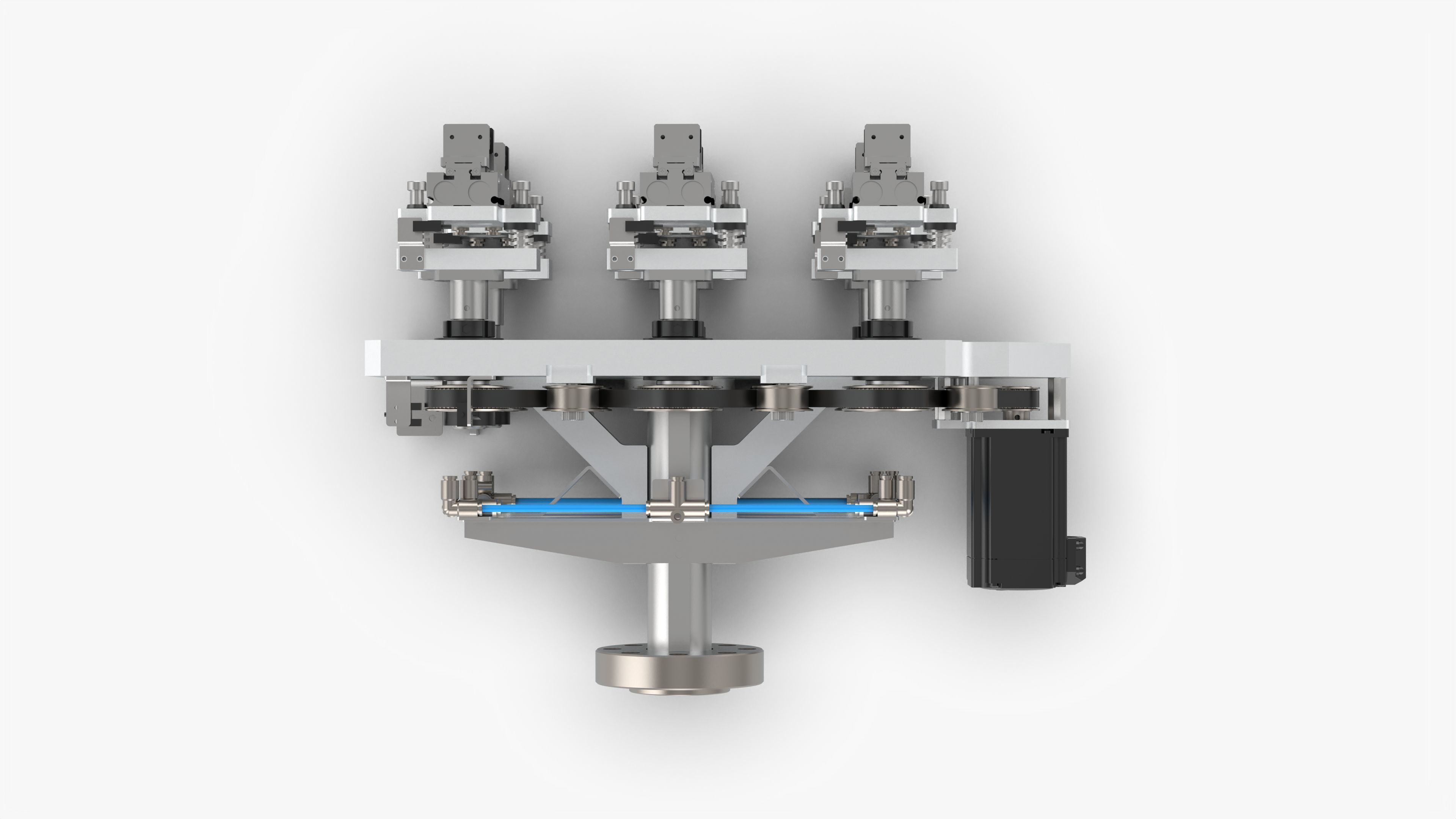 Robot End Axis Pneumatic Gripper 3D model_9