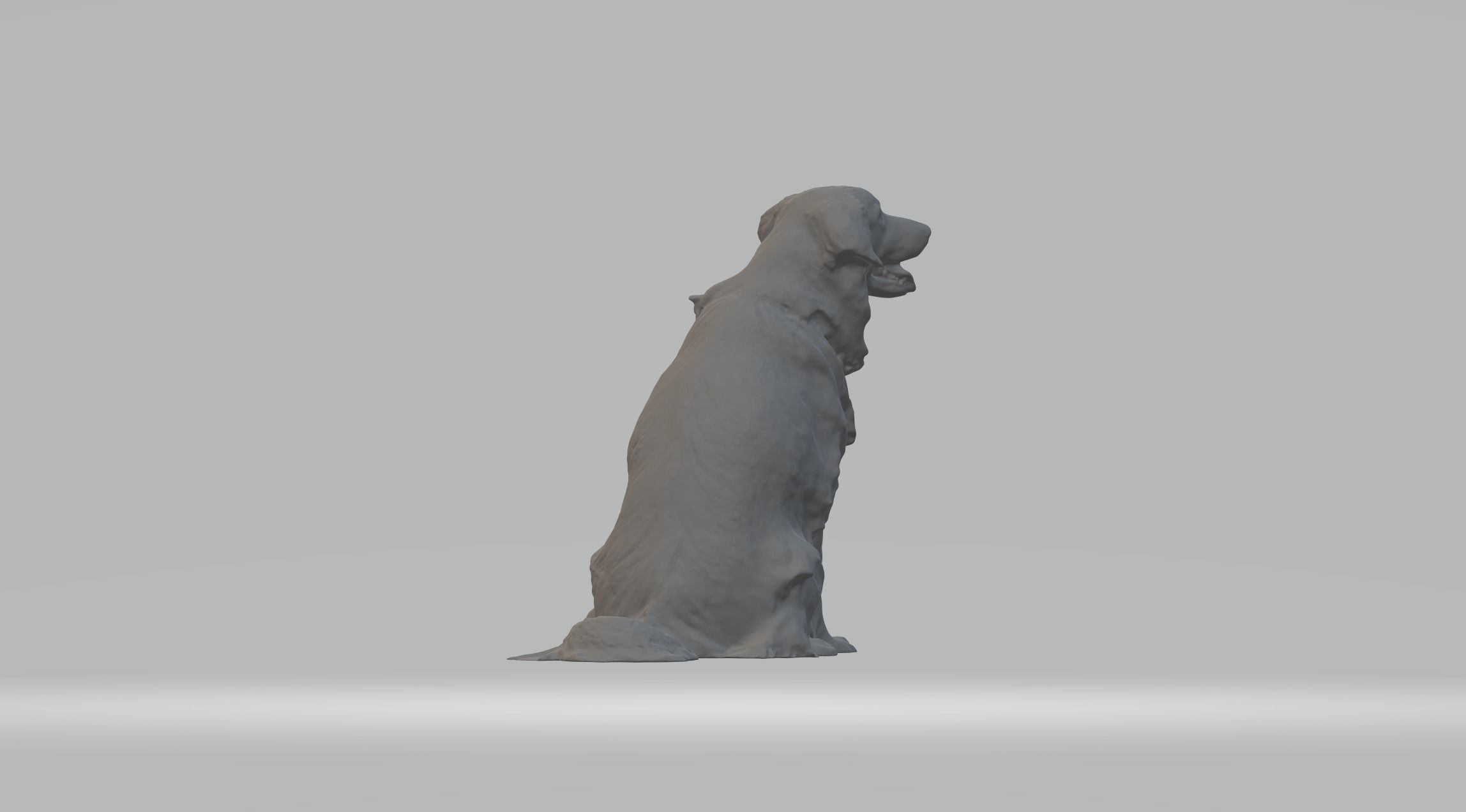 Golden Retriever  3D print model_3