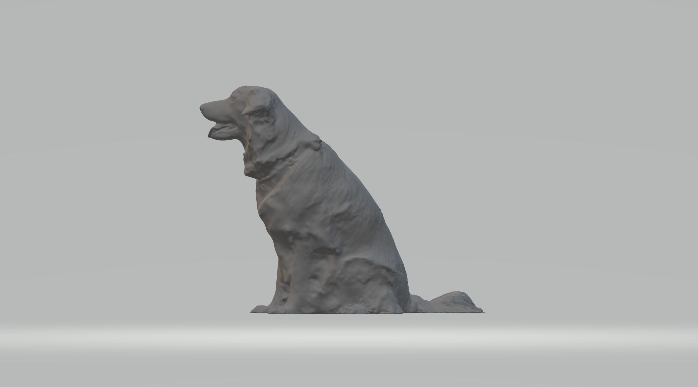 Golden Retriever  3D print model_1