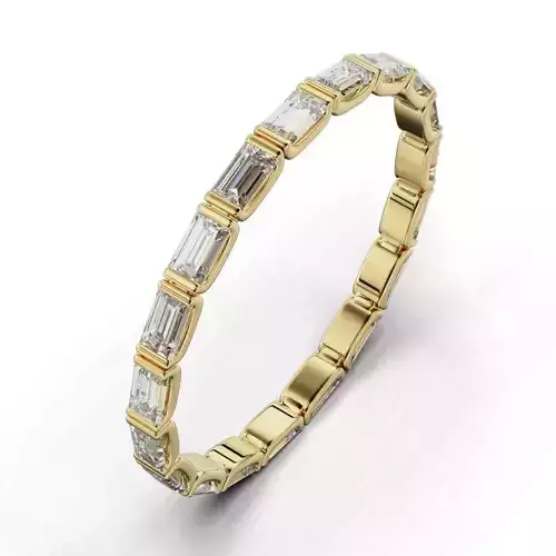 Women ring with Baguette