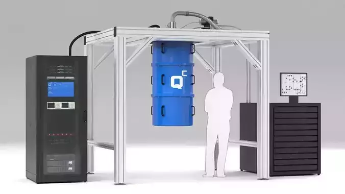 Quantum Computer 3D model