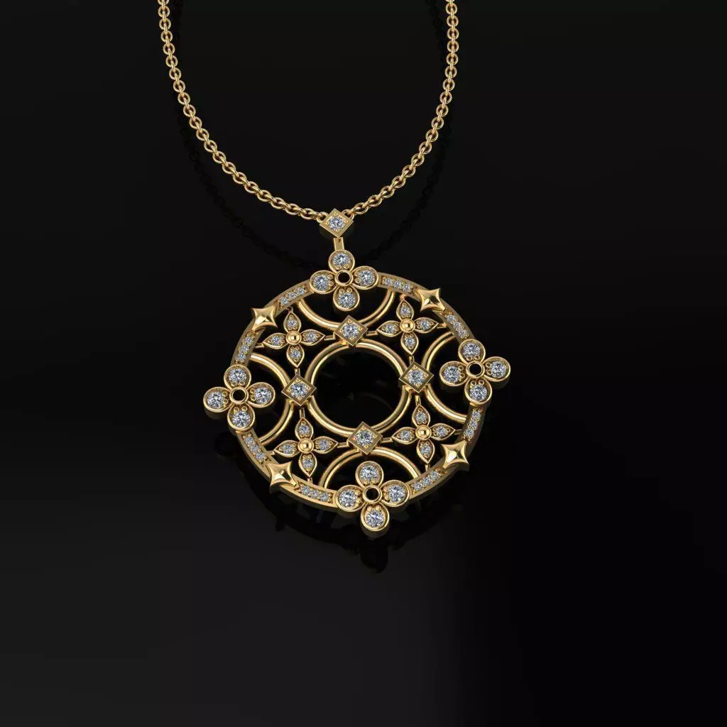 Louis Vuitton Pendant 3D print model