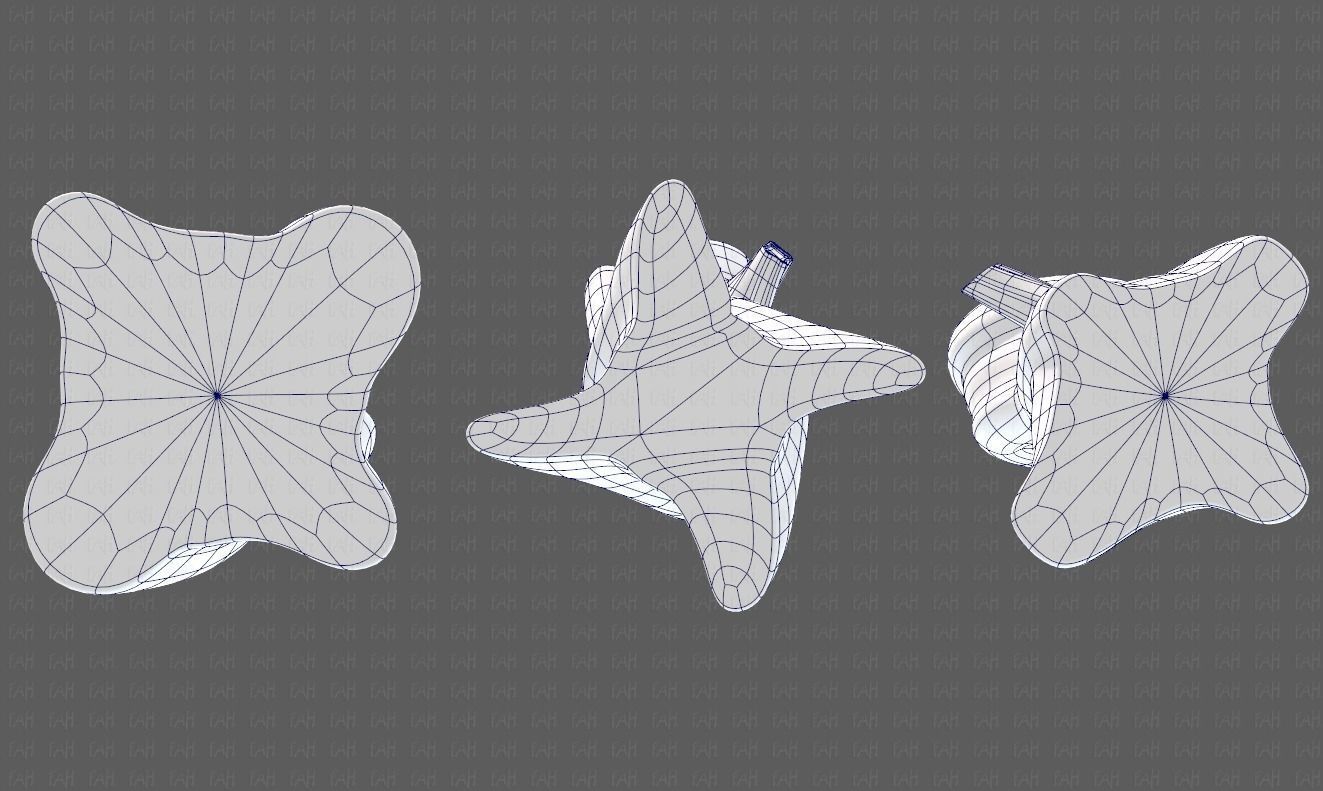 Stump V05 Low-poly 3D model_38