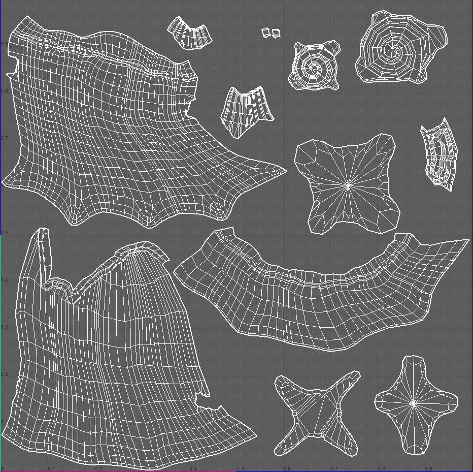 Stump V05 Low-poly 3D model_45