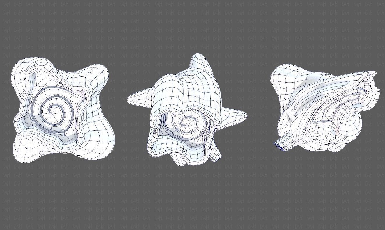 Stump V05 Low-poly 3D model_34