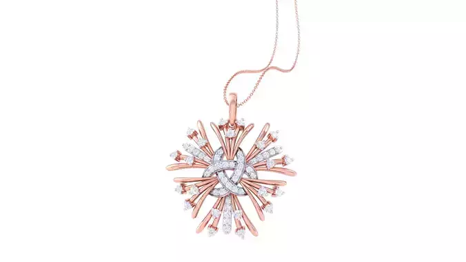 Women Pendant 3dm STL OBJ FBX Renders Details