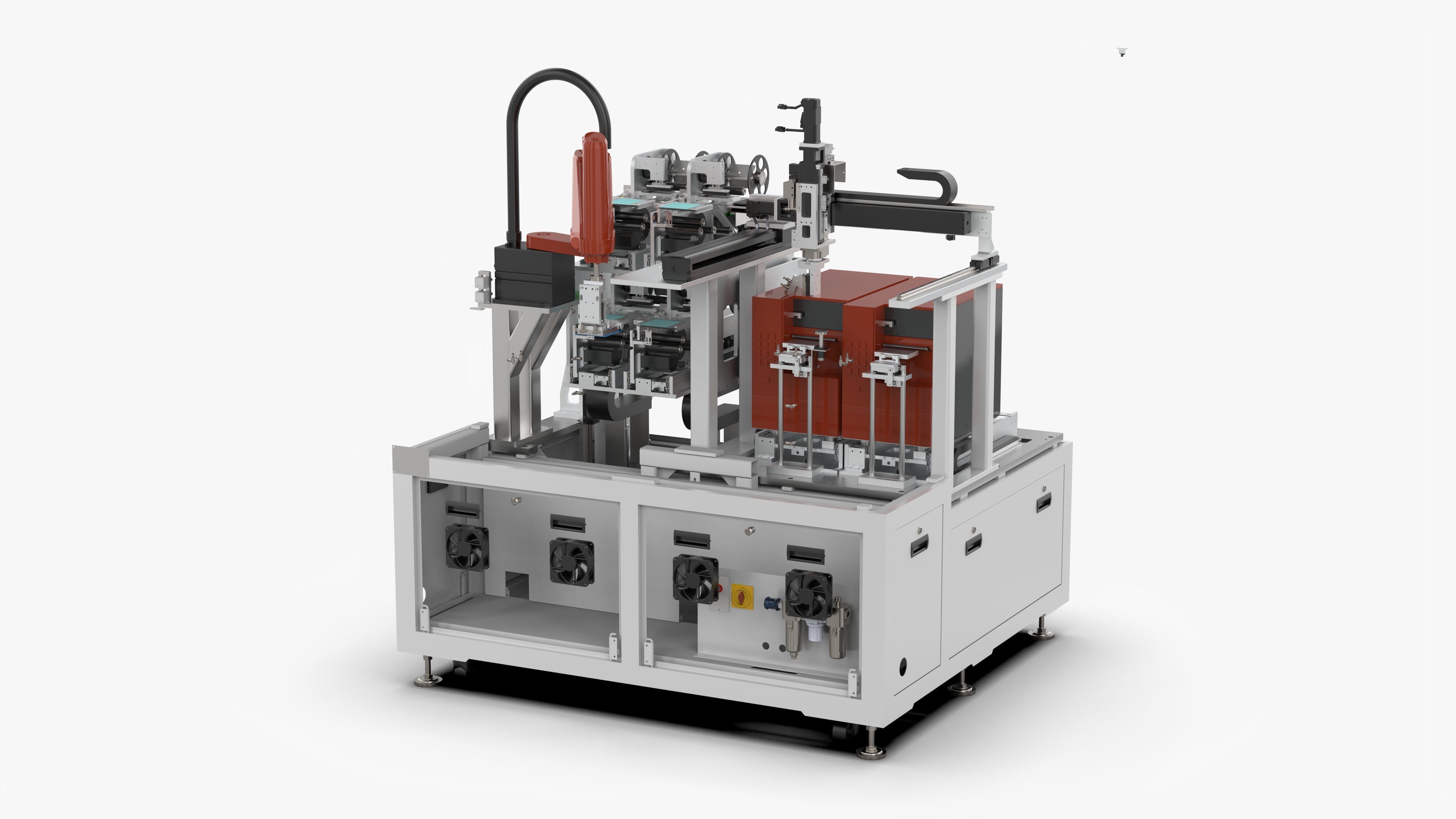Automatic Labeling Machine 3D model_9