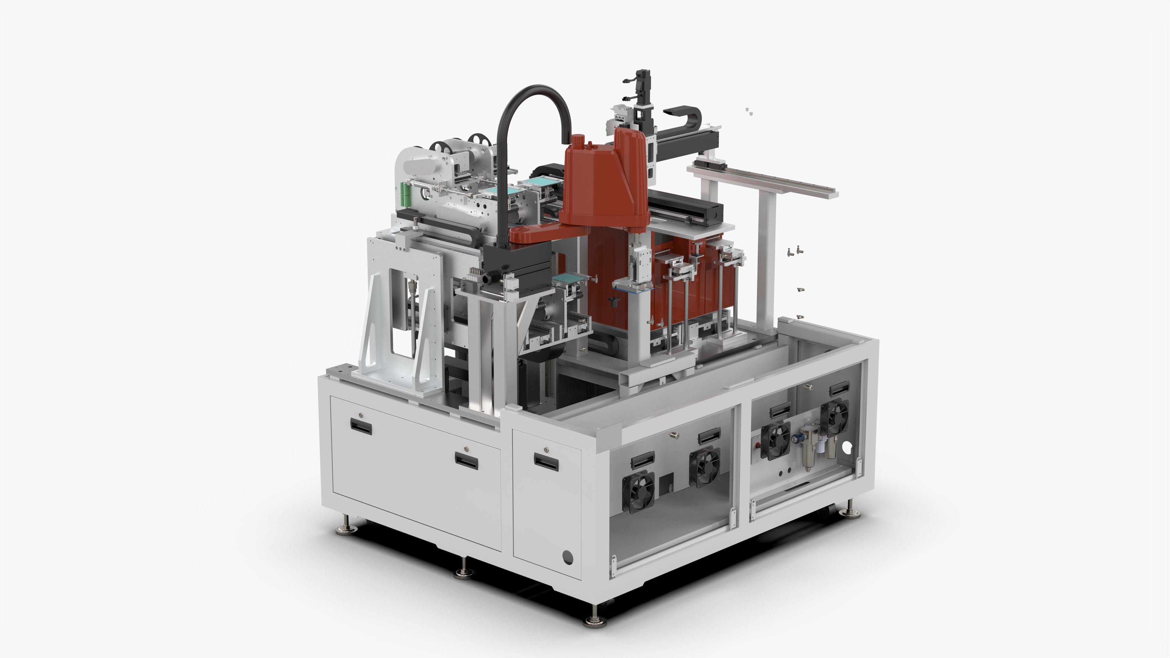 Automatic Labeling Machine 3D model_10