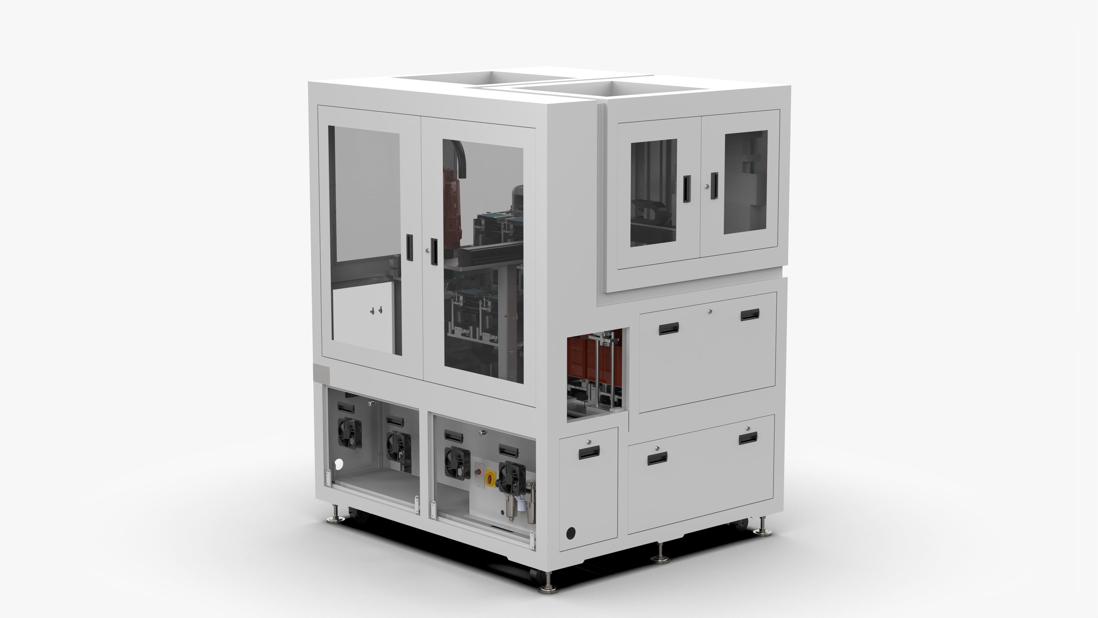 Automatic Labeling Machine 3D model_3