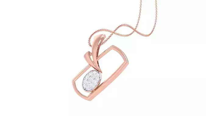Women Pendant 3dm STL OBJ FBX Renders Details