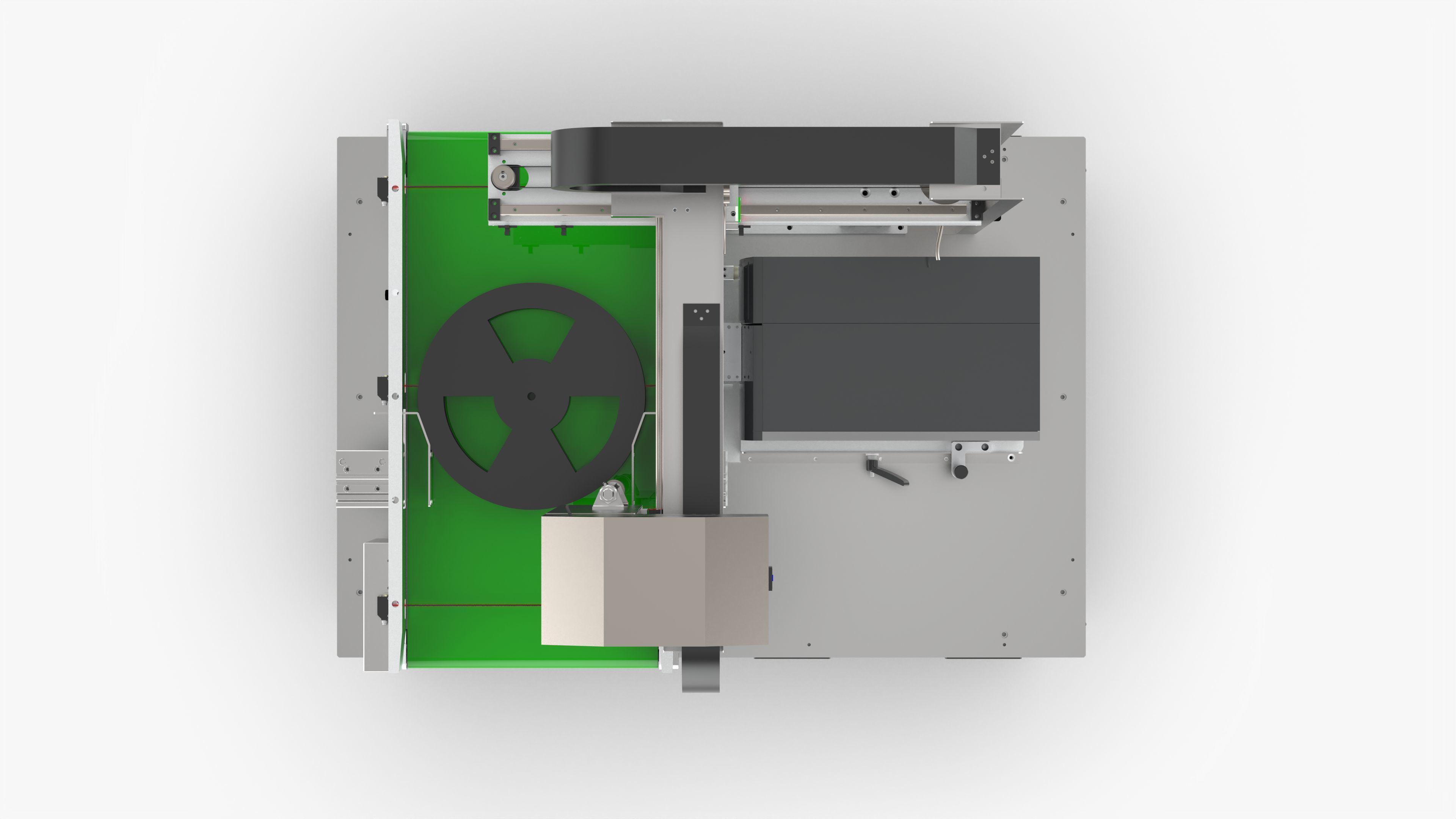 Automatic Scanning Code Labeling Machine 3D model_16